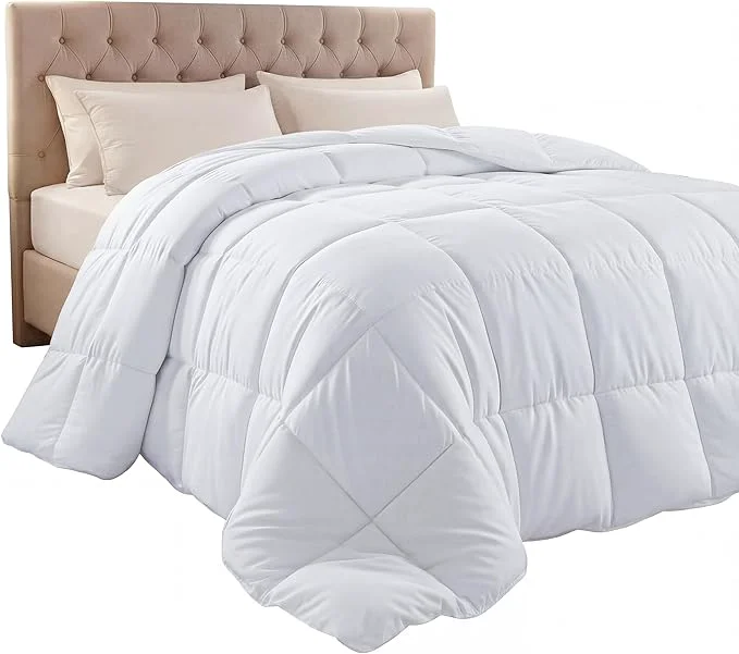 Comfortable Utopia Bedding Comforter Duvet Insert Quilted Comforter with Corner Tabs Box Stitched Down Comforters Twin XL Size White Specialty
