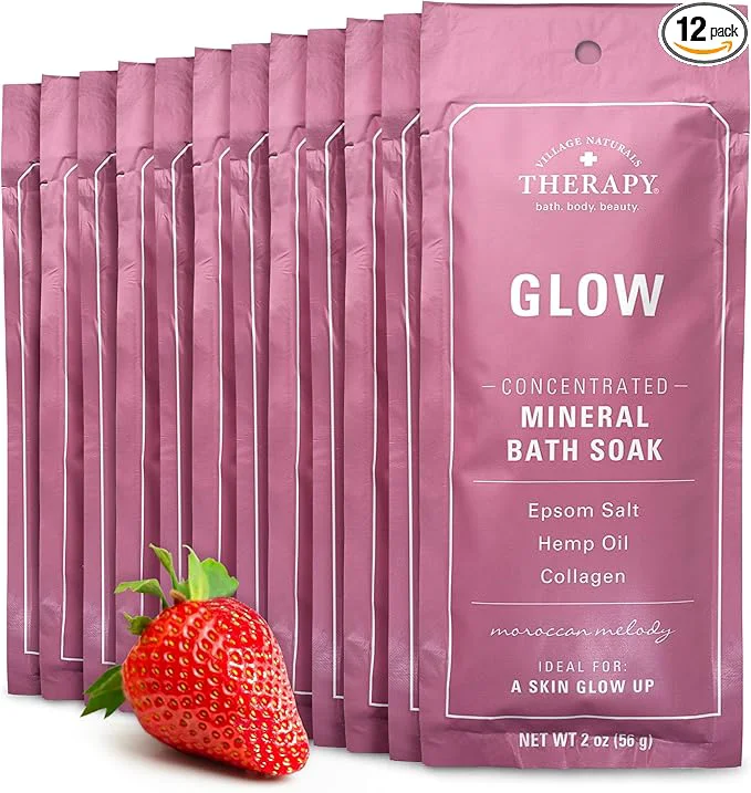 Certified Village Naturals Therapy Glow Concentrated Mineral Bath Soak Moroccan Melody Professional