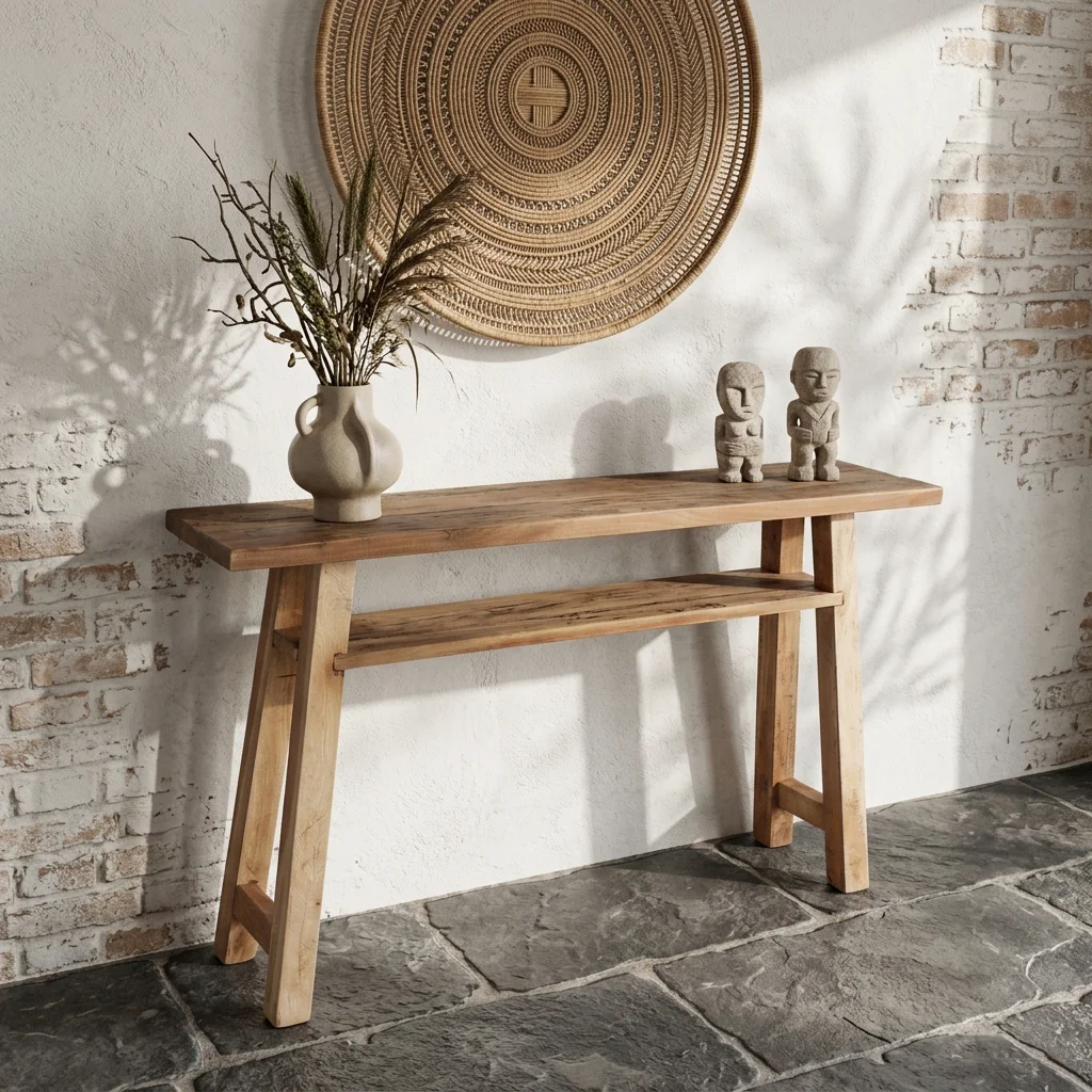 High-End Farmwood consoletafel dubbele top High-Performance