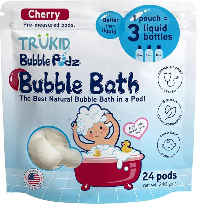 Trendy TruKid Bubble Podz Bubble Bath for Kids Babies Tear Gentle Breathable