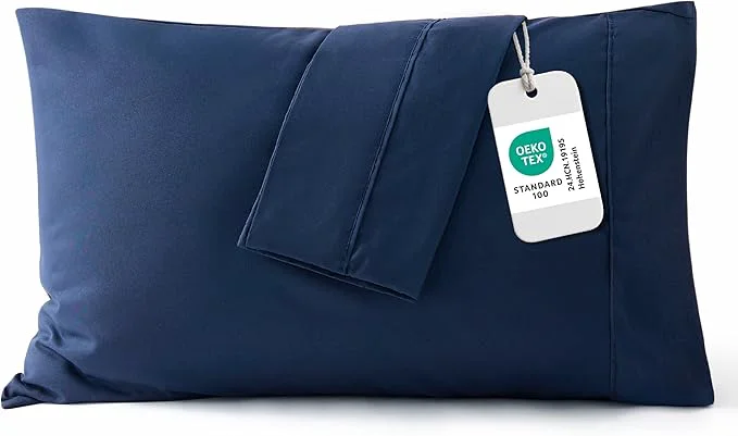 Practical Bedsure King Size Pillow Cases Set of 2 – Navy Microfiber Pillowcases 2 Pack Super Soft Double Brushed Pillow Case Cover with Envelope Closure for Kids Wrinkle Fade Resistant 20×36 Inches Quality