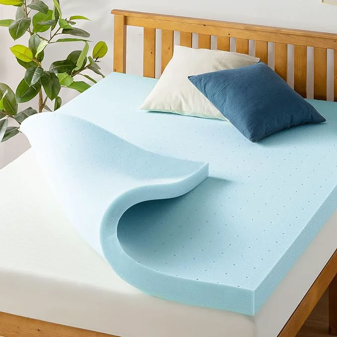 Consistent Price Mattress 4 Inch Ventilated Memory Foam Mattress Topper Cooling Gel Infusion CertiPUR-US Dorm Essentials Full Environmentally Friendly