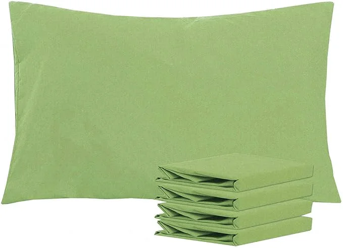 Powerful NTBAY Queen Pillowcase Set – 4 Pack Brushed Microfiber 20×30 Pillowcases – Soft Wrinkle- Fade-Resistant Stain-Resistant Sage Green Pillowcases with Envelope Closure – 20×30 Inches Sage Green Verified