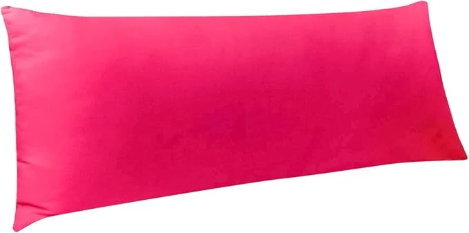 Exceptional NTBAY Body Pillowcase – Brushed Microfiber 20×54 Pillowcase – Soft Wrinkle- Fade-Resistant Stain-Resistant Magenta Body Pillow Cover with Envelope Closure – 20×54 Inches Magenta Reusable