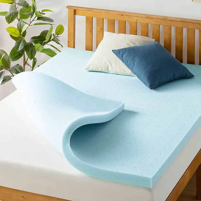 Quality Mellow 2.5 Inch Ventilated Memory Foam Mattress Topper Cooling Gel Infusion CertiPUR-US Dorm Essentials Full Proven