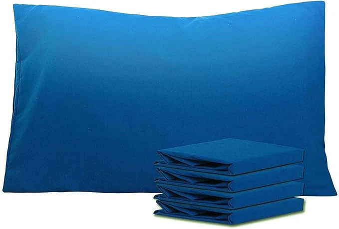 Unique NTBAY Queen Pillowcase Set – 4 Pack Brushed Microfiber 20×30 Pillowcases – Soft Wrinkle- Fade-Resistant Stain-Resistant Royal Blue Pillowcases with Envelope Closure – 20×30 Inches Royal Blue First-Class