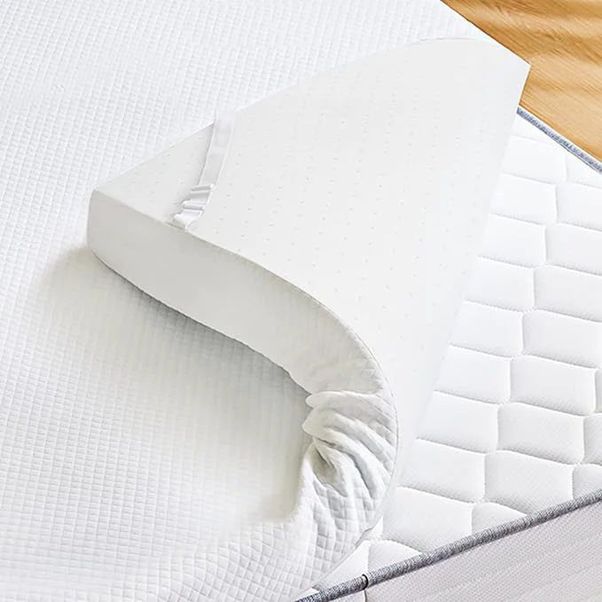 Eco-Friendly Sweetcrispy Mattress Topper Twin with Removable Soft Cover Memory Foam 2 Inch Thick Gel Infused Cooling Toppers Pad for Twin Size Bed Sleeper Sofa RV Camper CertiPUR US Fine Crafted