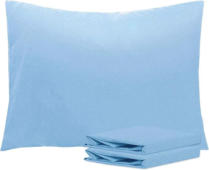 Elite NTBAY Standard Pillowcase Set – 2 Pack Brushed Microfiber 20×26 Pillowcases – Soft Wrinkle- Fade-Resistant Stain-Resistant Sky Blue Pillowcases with Envelope Closure – 20×26 Inches Sky Blue Exclusive