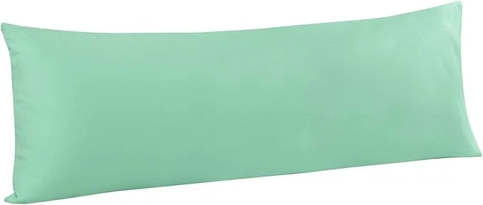 Fast FLXXIE Body Pillow Cover – Super Soft Microfiber 20×54 Body Pillow Case – Envelope Closure Wrinkle Stain Resistant 20×54 Long Pillowcase Sea Green Crafted