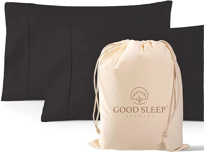 Verified 1000 TC Dark Gray Standard Pillowcases Set of 2 Egyptian Cotton Pillow Cases with Long Staple Cotton amp Sateen Weave Silky Soft Hotel – Like Bed Pillow Covers for Comfy Sleeping Snug Fit Healthy