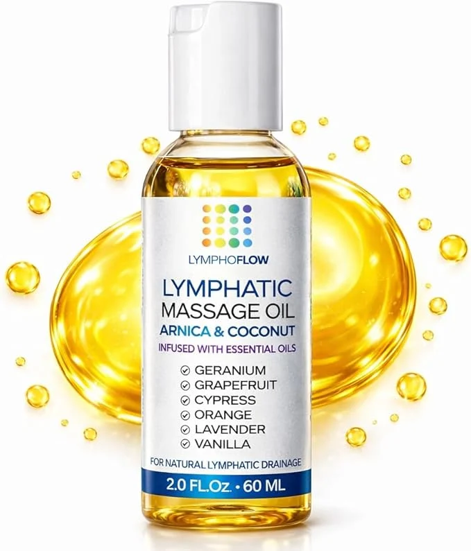 Superior Bruizex Lymphatic Drainage Massage Oil Arnica and Coconut Oil Elite