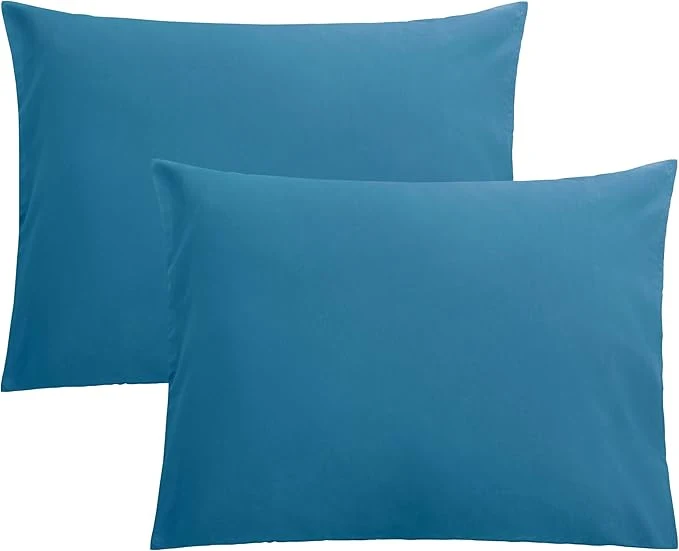 Unique FLXXIE Pillow Cases Standard Size Soft Microfiber Pillow Covers with Envelope Closure Wrinkle Stain Resistant Pillowcases 2 Piece Set 20×26 Teal Exclusive
