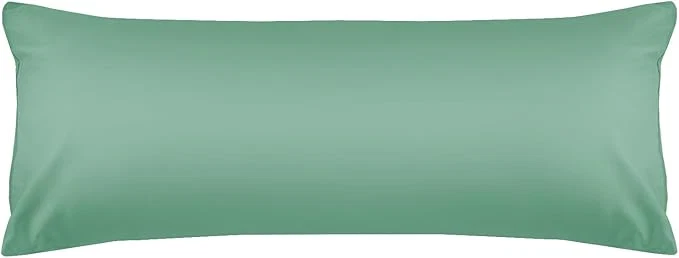 Top-Quality Warmstar Cotton Body Pillow Cover 1 Pack 600 Thread Count 20 quot x54 quot Long Body Pillow Case Cover Soft Breathable Envelope Closure Zephyr Green Expertly Made