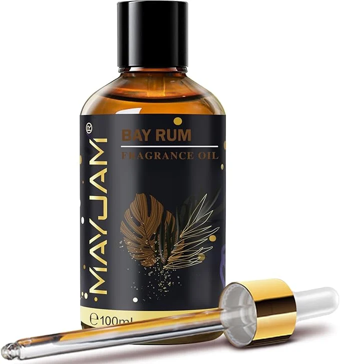 Prestigious Bay Rum Fragrance Oil Essential Oil MAYJAM 3.38FL.OZ Bay Rum Oil Outstanding