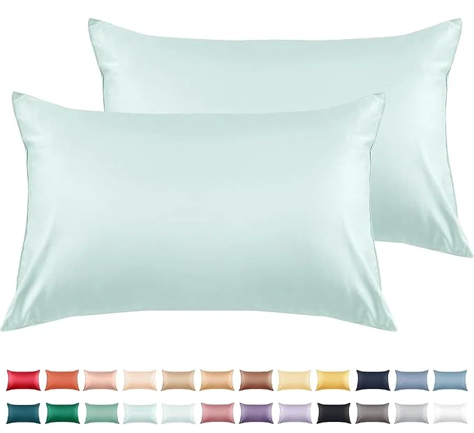 Classic Warmstar Cotton Pillow Cases King Size Set of 2 600 Thread Count Pillowcases 20×36 Inches Soft Long Staple Cotton Pillowcases Breathable with Envelope Closure Lagoon Safe