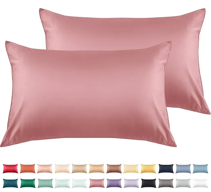 Flexible Warmstar Cotton Pillow Cases Standard Size Set of 2 600 Thread Count Pillowcases 20×26 Inches Soft Long Staple Cotton Pillowcases Breathable with Envelope Closure Lotus Pink Fashionable