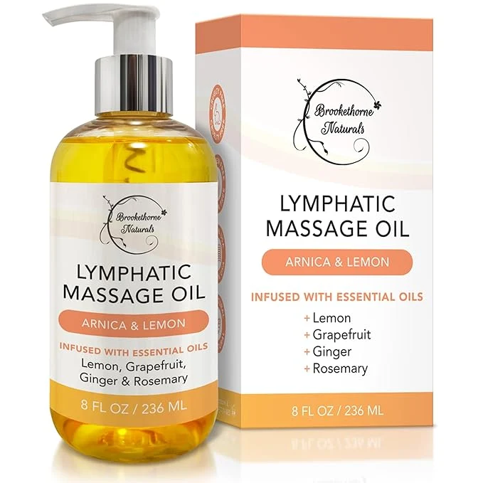 Original Design Lymphatic Massage Oil for Massage Therapy Natural Lymphatic Drainage Oil Secure