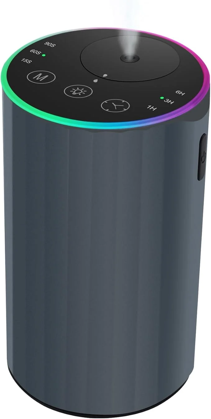 Prestigious Waterless Essential Oil Diffuser 7 Colors LED Light Battery Powered Mini Relaxed