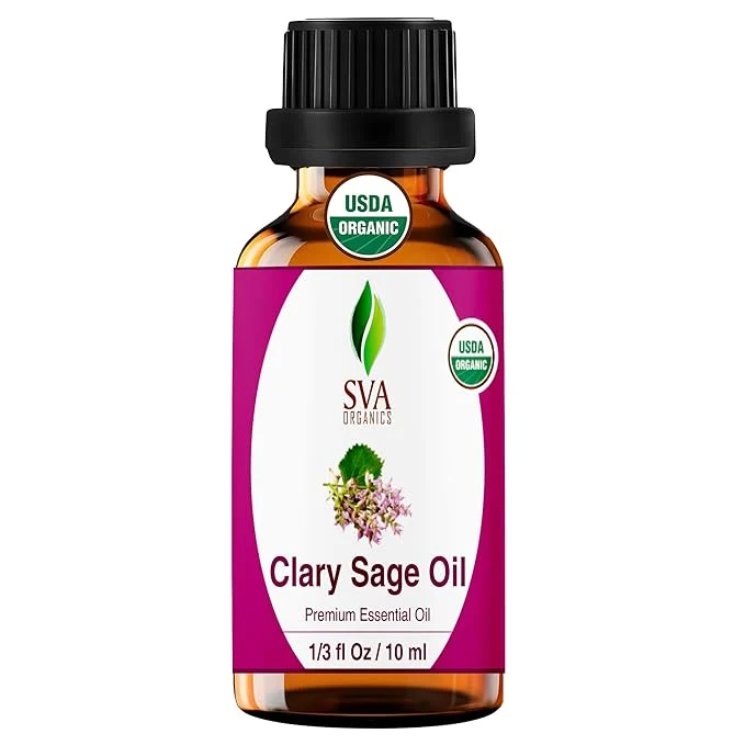 Flexible SVA Clary Sage Essential Oil Organic – 1 3 Fl Oz – Natural Organic Clary Fashionable