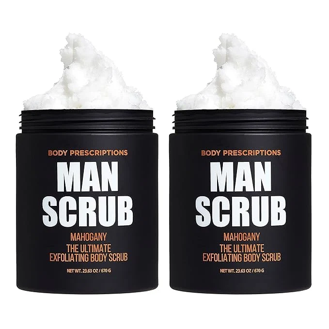 Quality Body Prescriptions Men s Exfoliating Body Scrub – Skin Cleansing Wash Convenient