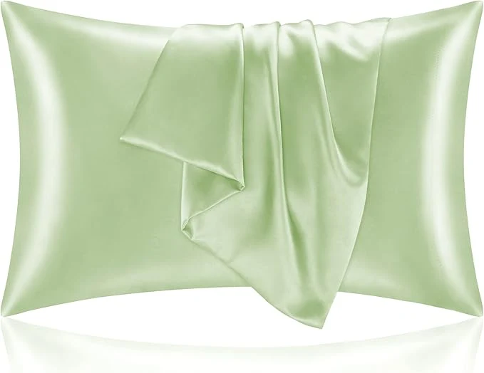 Top-Quality BEDELITE Satin Pillowcase for Hair and Skin Super Soft and Cooling Similar to Silk Pillow Cases 2 Pack with Envelope Closure Gift for Women Men 20 quot x40 quot King Size Gleam Outstanding