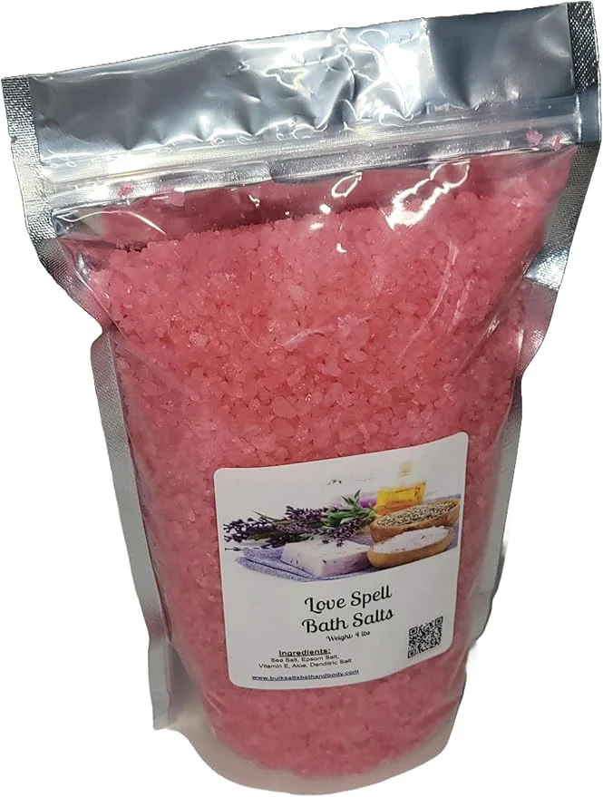 Detailed Bath Salts 4lb Bag Choose Your Scent Epsom Salt Sea Salt Bathing Green