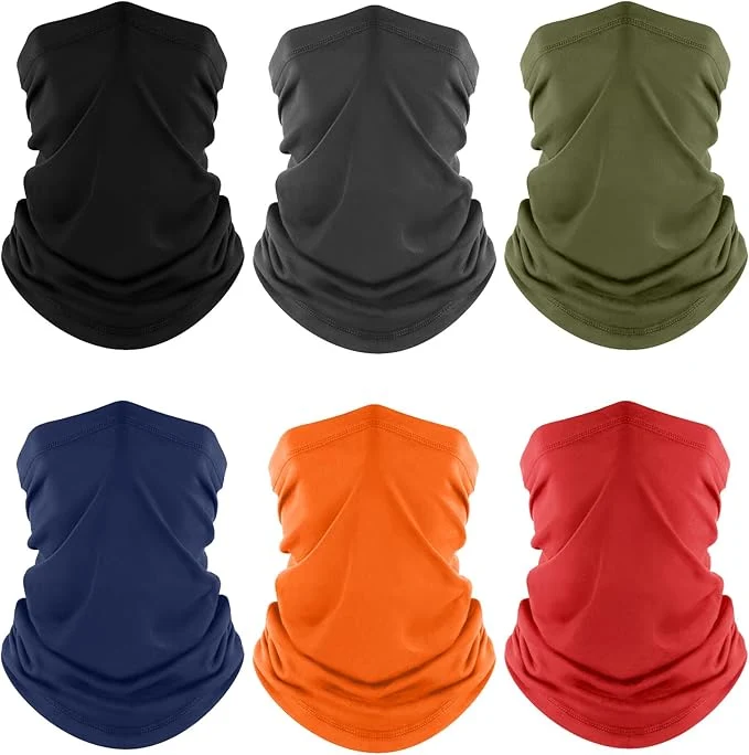 High-Quality Fuinloth Neck Gaiter 6 Pack Cooling UV Protection Bandana Face Mask Gator Scarf Top-Quality