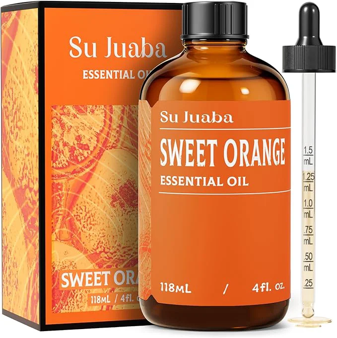 Convenient SU JUABA Orange Essential Oil 4 Fl Oz Pure Natural Artisan