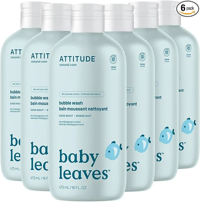 Verified ATTITUDE Bubble Body Wash for Baby EWG Dermatologically Tested Convenient