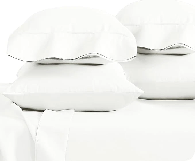 Exceptional Bare Home Microfiber Bulk Pillow Cases – Standard Queen Size Set of 4 – Cooling Pillowcases – Double Brushed – Ivory Pillowcases 4 Pack – Easy Care Standard – 4 Pack Cream High-Quality