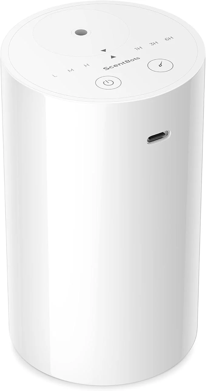Fast Waterless Essential Oil Diffuser Battery Operated Aromatherapy Diffuser Smart