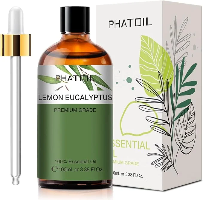 Carefully Designed Lemon Eucalyptus 3.38fl.oz Essential Oil PHATOIL Pure Aromatherapy Oils Environmentally Friendly