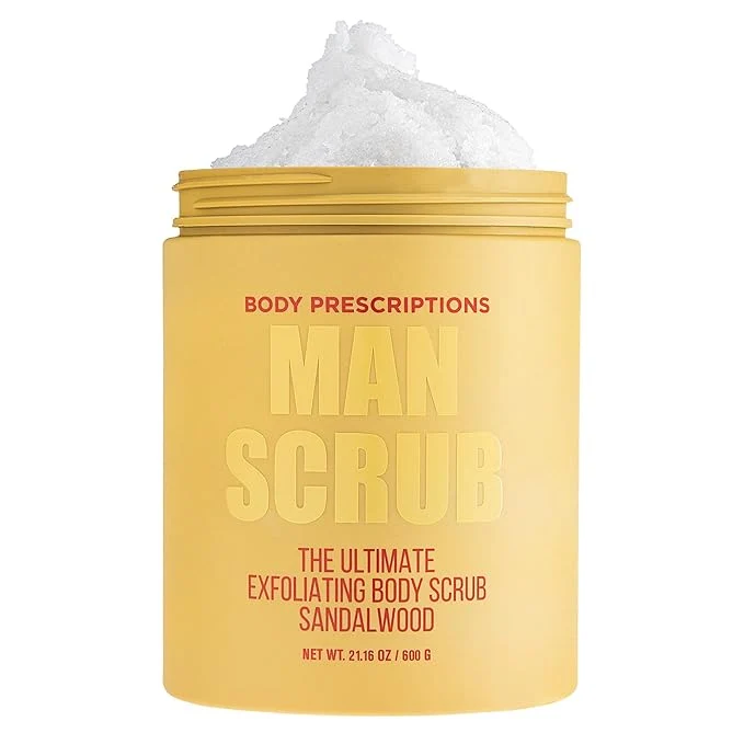 Sustainable Body Prescriptions Men s Exfoliating Body Scrub – Skin Cleansing Wash Next-Generation