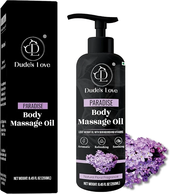 Environmentally Friendly Organic – Lavender Floral Edible Full Body Massage Oil – Relaxing Calming No Traditional
