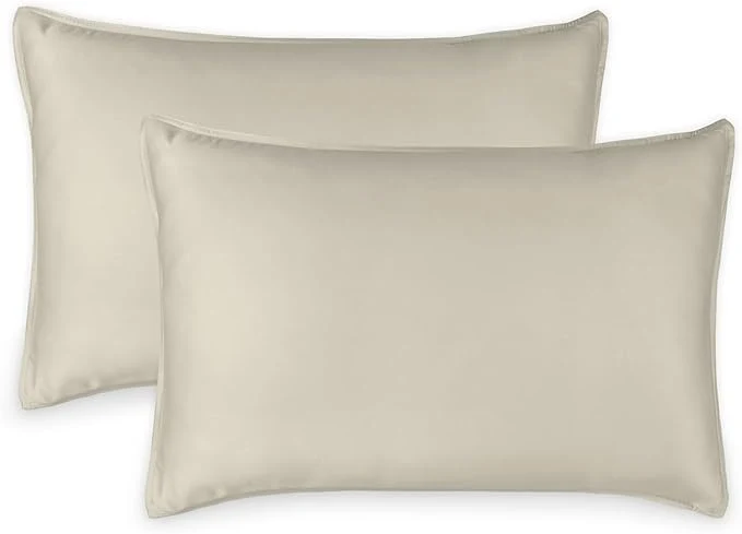 Prestigious King Pillowcases by Pure Bamboo Organic Viscose Derived from Bamboo Luxuriously Soft amp Cooling Double Stitching Envelope Closure 2 King Pillowcases Birch Reliable