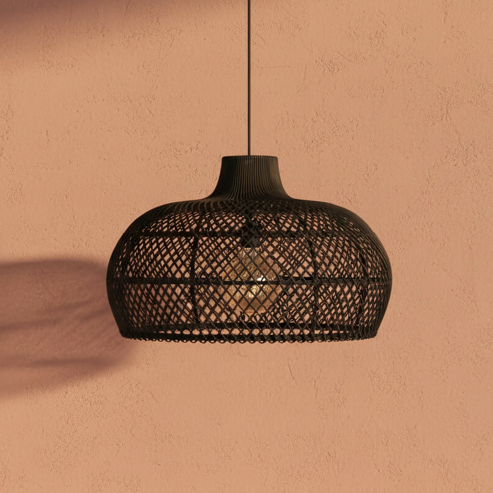 Smooth Maze hanglamp zwart L High-Quality