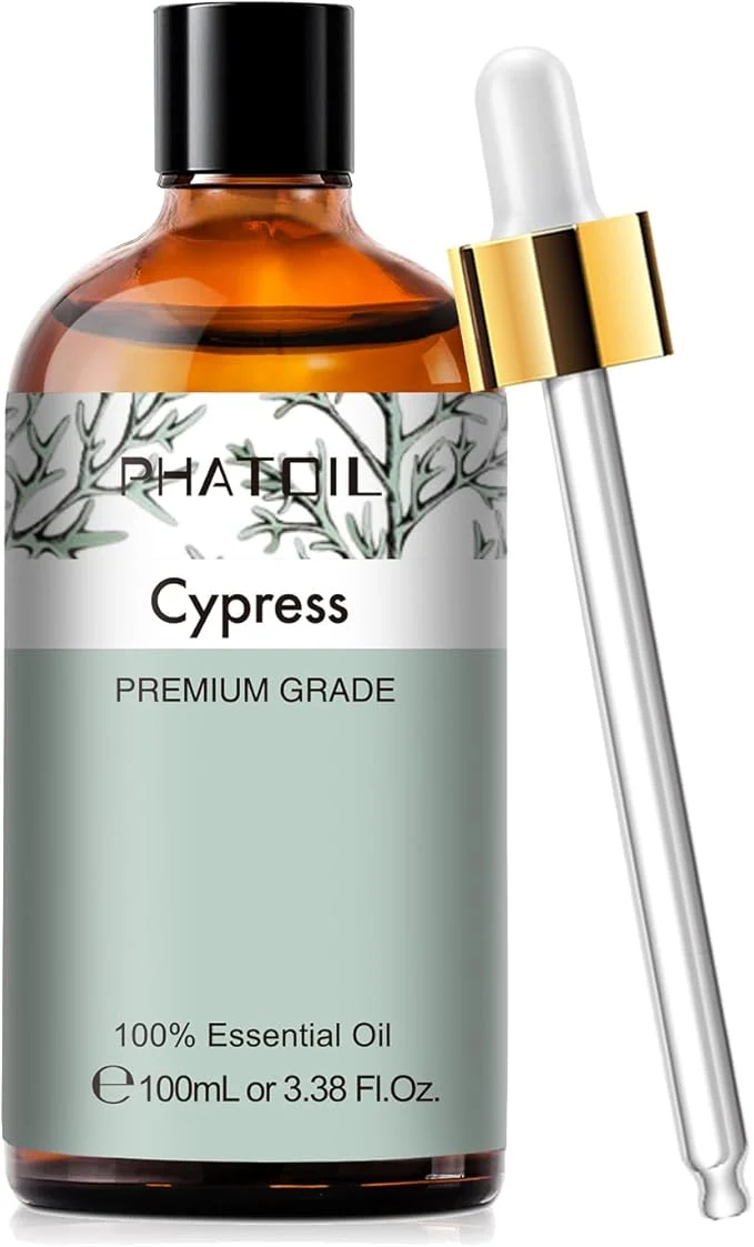 Verified Cypress 3.38fl.oz Essential Oil PHATOIL Aromatherapy Essential Oils Modern