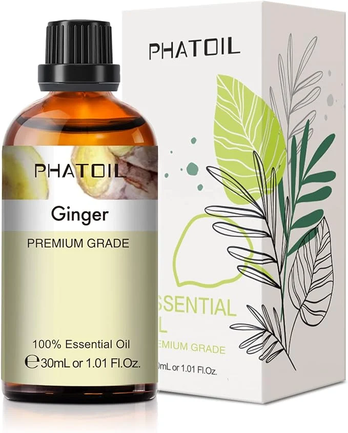 Secure Ginger Essential Oil 1.01Fl.Oz PHATOIL Pure Essential Oil Singles Outstanding