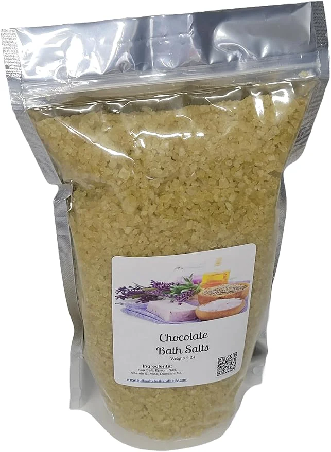 Sustainable Bath Salts 4lb Bag Choose Your Scent Epsom Salt Sea Salt Bathing Contemporary