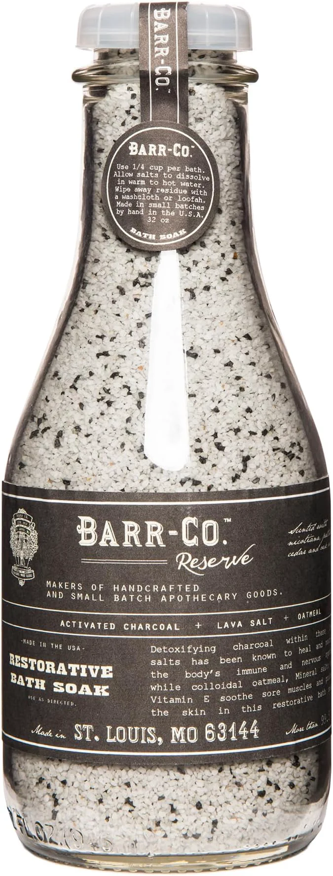 Trusted Barr-Co. Reserve Fine Hand Made Bath Salts Woody and Earthy Bathing Salt Elite
