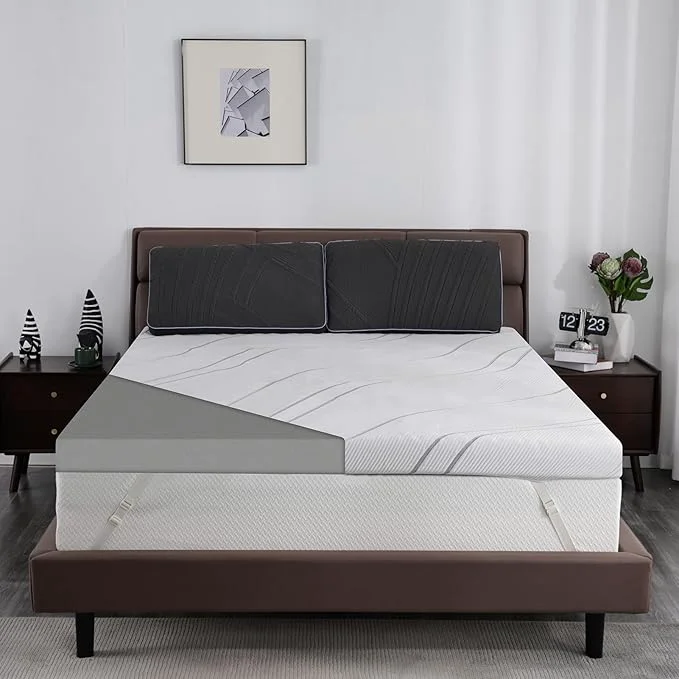 Classic Ultra Firm Mattress Topper Queen Size 3 Inch Extra Firm Mattress Pad for Pain Relief High Density Support Bed Topper with Removable amp Washable Cover CertiPUR-US No Smell Functional