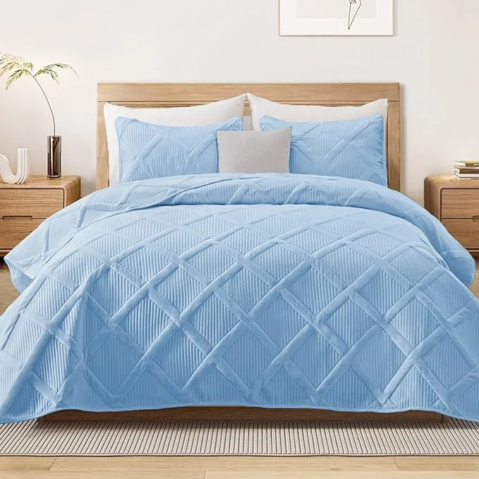 Clean Exclusivo Mezcla King Size Quilt Set Eco-Friendly