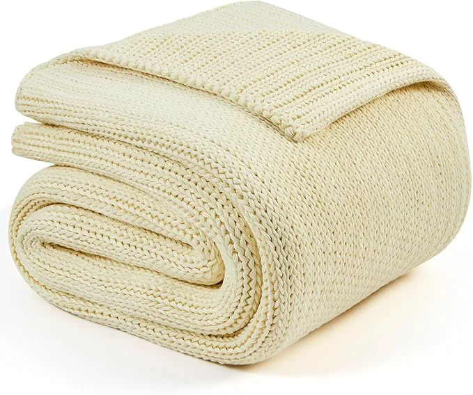 Convenient L’AGRATY Knitted Weighted Blanket Flexible