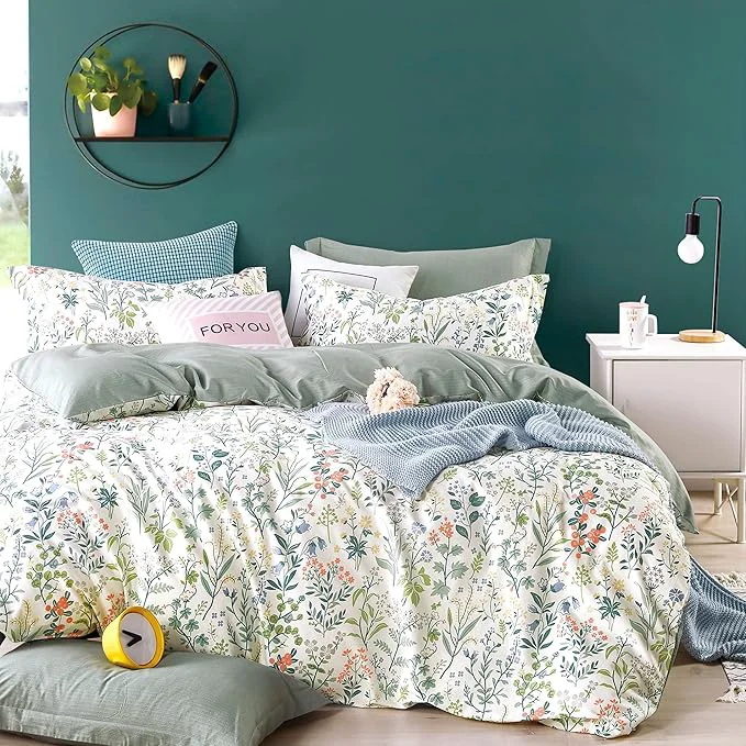 Casual LEMIROE Floral Cotton Comforter Queen Size Crafted
