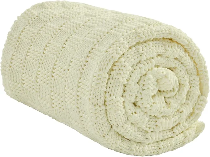 High-Quality Knitted Weighted Blanket Kids No Beads Heavy Blanket 36 x 48” 3lbs Specialty