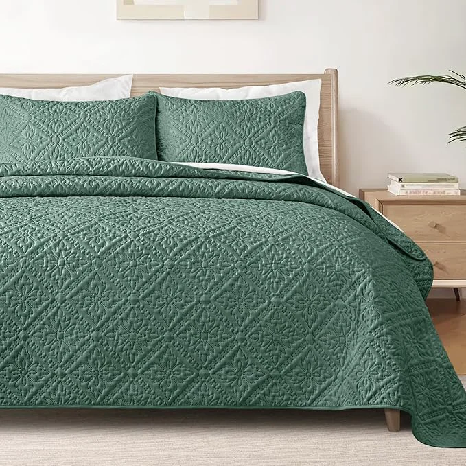Minimalist Exclusivo Mezcla Queen Quilt Bedding Set Lightweight Soft Bedspreads Coverlets Genuine