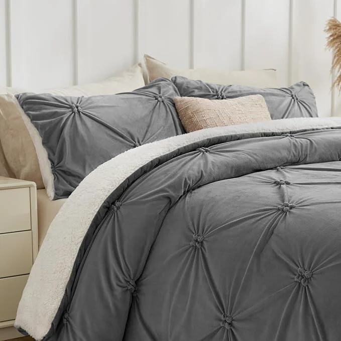 Dependable BEDELITE Pituck Fluffy Queen Comforter Set Environmentally Friendly