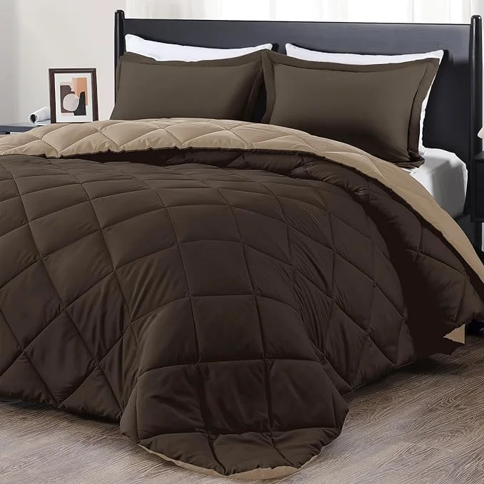 Natural downluxe King Size Comforter Set Easy-to-Use