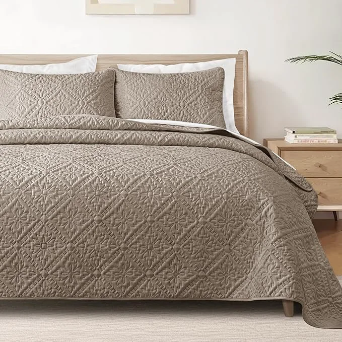 Recyclable Exclusivo Mezcla Twin Quilt Bedding Set Lightweight Soft Bedspreads Coverlets Elite