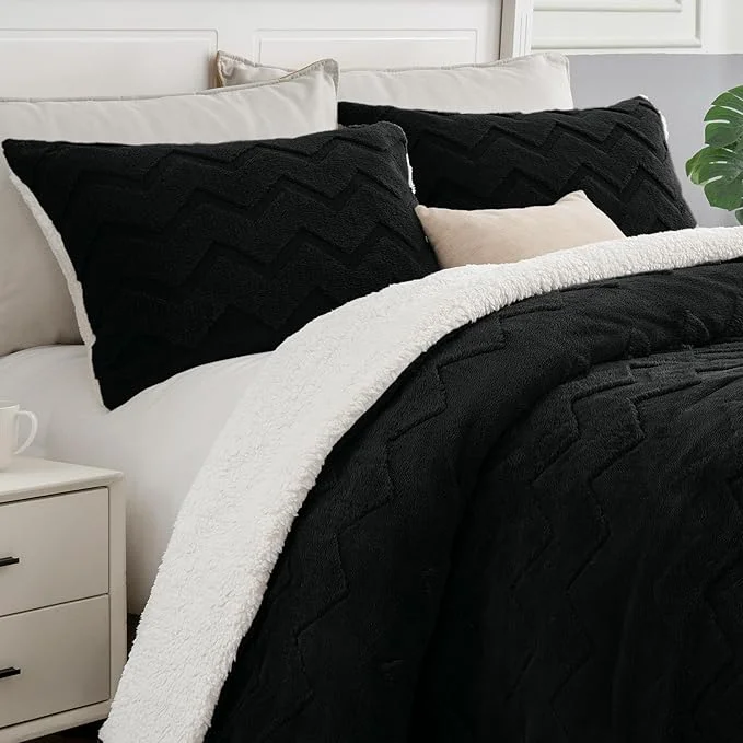 Organic BEDELITE Fluffy Queen Comforter Set Optimized
